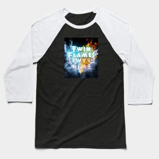 Twin Flames Baseball T-Shirt